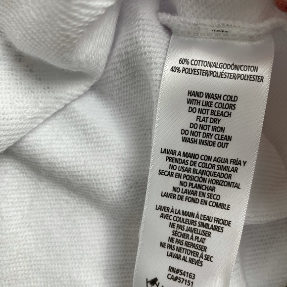 Calvin Klein Rhinestone Logo Cropped Hoodie Sz M - Picture 8 of 12